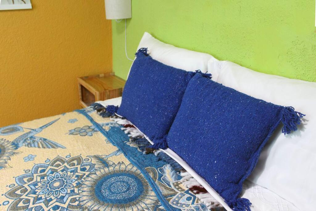 Вилла Colorida Casa Azul En Texcoco Centro Wifi Cocina Texcoco de Mora Экстерьер фото